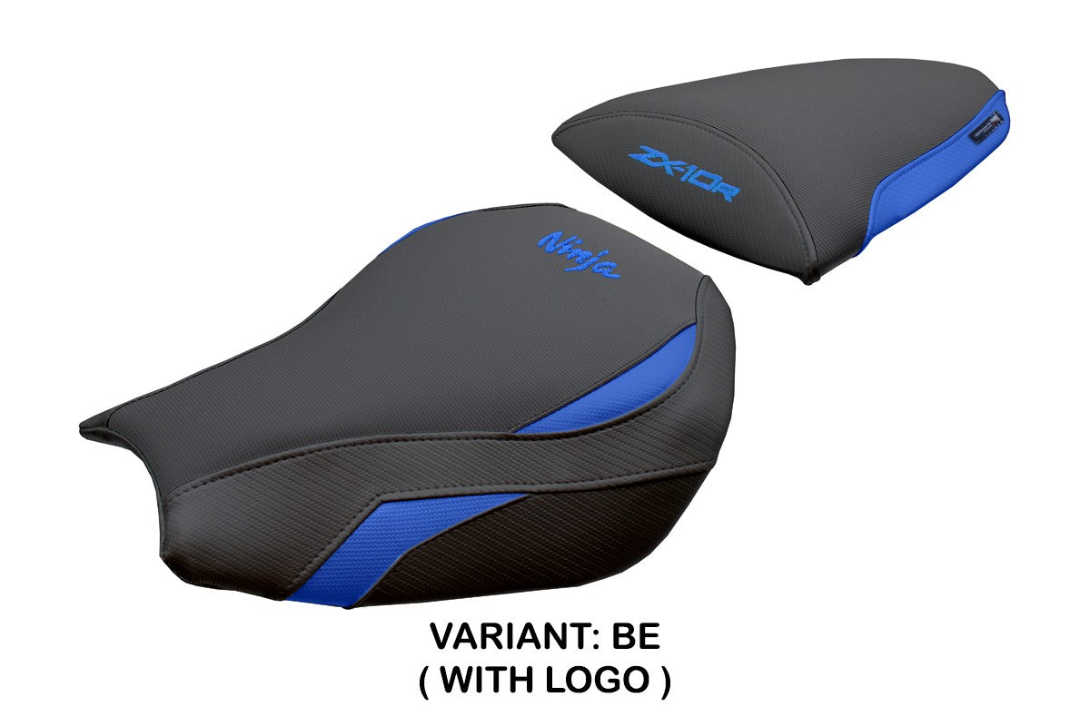 Kawasaki Ninja ZX 10 R 2006-2007 Seat Cover Tappezzeria Blue Black