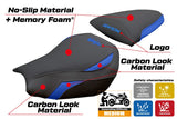 Kawasaki Ninja ZX 10 R 2006-2007 Seat Cover Tappezzeria Comfort Blue Black