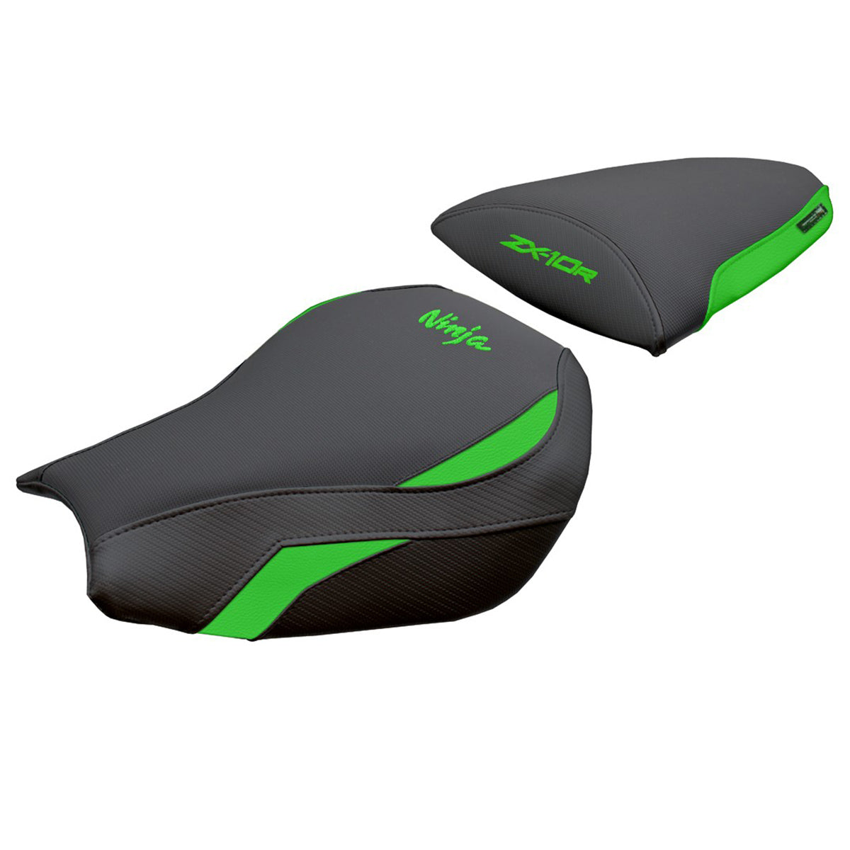 Kawasaki Ninja ZX 10 R 2006-2007 Seat Cover Tappezzeria Comfort Green Black
