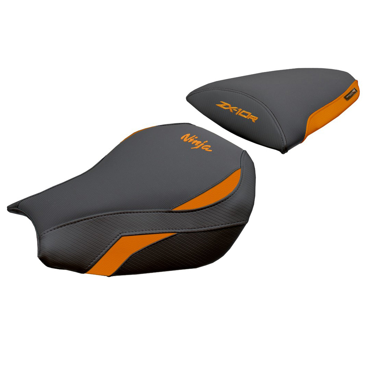 Kawasaki Ninja ZX 10 R 2006-2007 Seat Cover Tappezzeria Comfort Orange Black