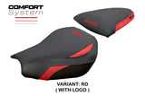 Kawasaki Ninja ZX 10 R 2006-2007 Seat Cover Tappezzeria Comfort Red Black