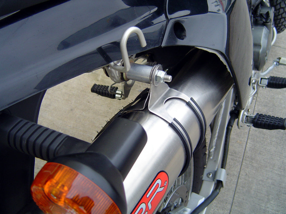 GPR Exhaust System Kawasaki Klr 650 1988-2005, Furore Poppy, Slip-on Exhaust Including Removable DB Killer and Link Pipe