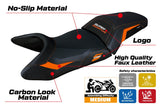KTM 1390 Super Adventure S 2025 Seat Cover Tappezzeria Orange Black