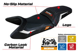 KTM 1390 Super Adventure S 2025 Seat Cover Tappezzeria White Black