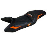 KTM 1390 Super Adventure S 2025 Seat Cover Tappezzeria Comfort Orange Black