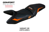 KTM 1390 Super Adventure S 2025 Seat Cover Tappezzeria Comfort Orange Black
