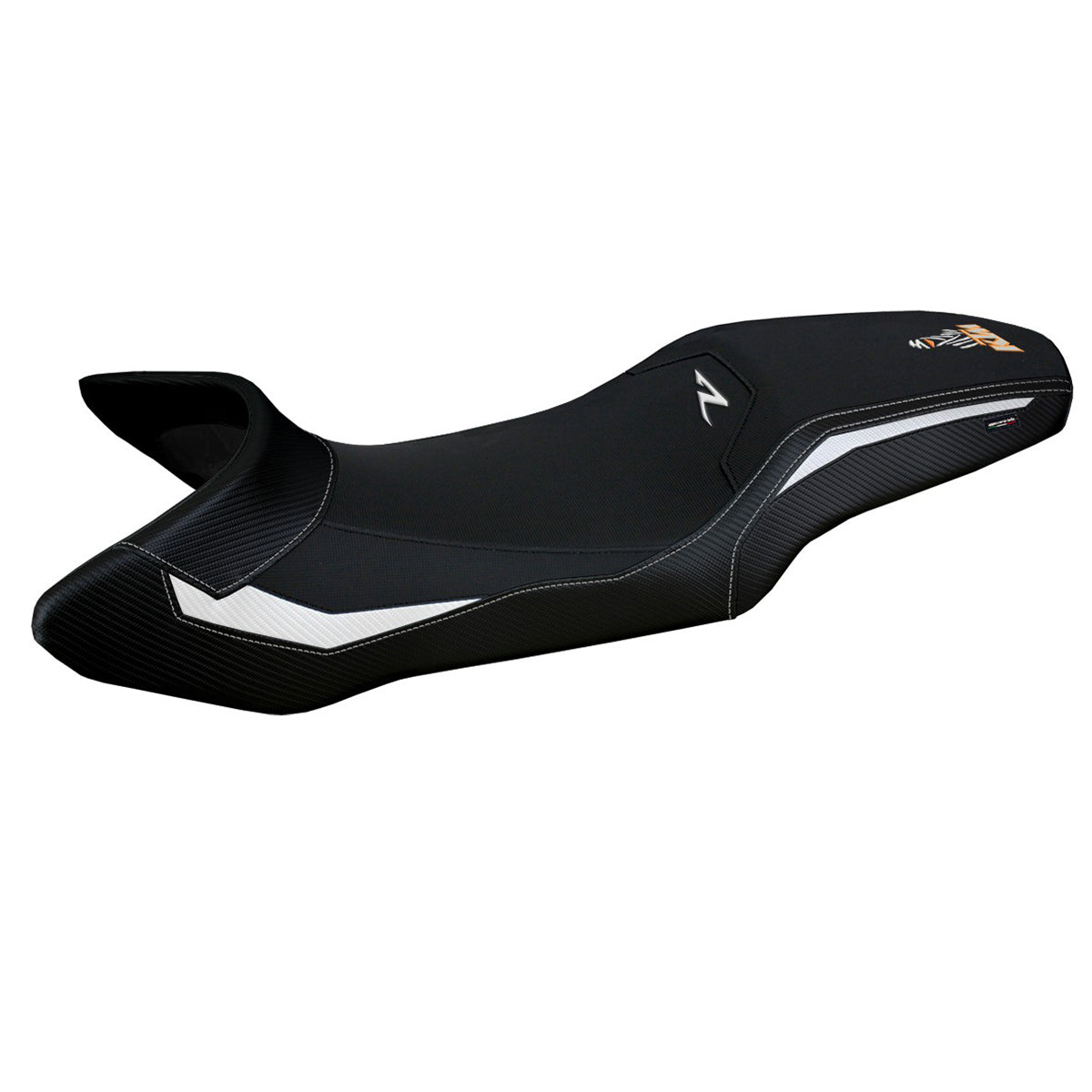 KTM 1390 Super Adventure R 2025 Seat Cover Tappezzeria White Black