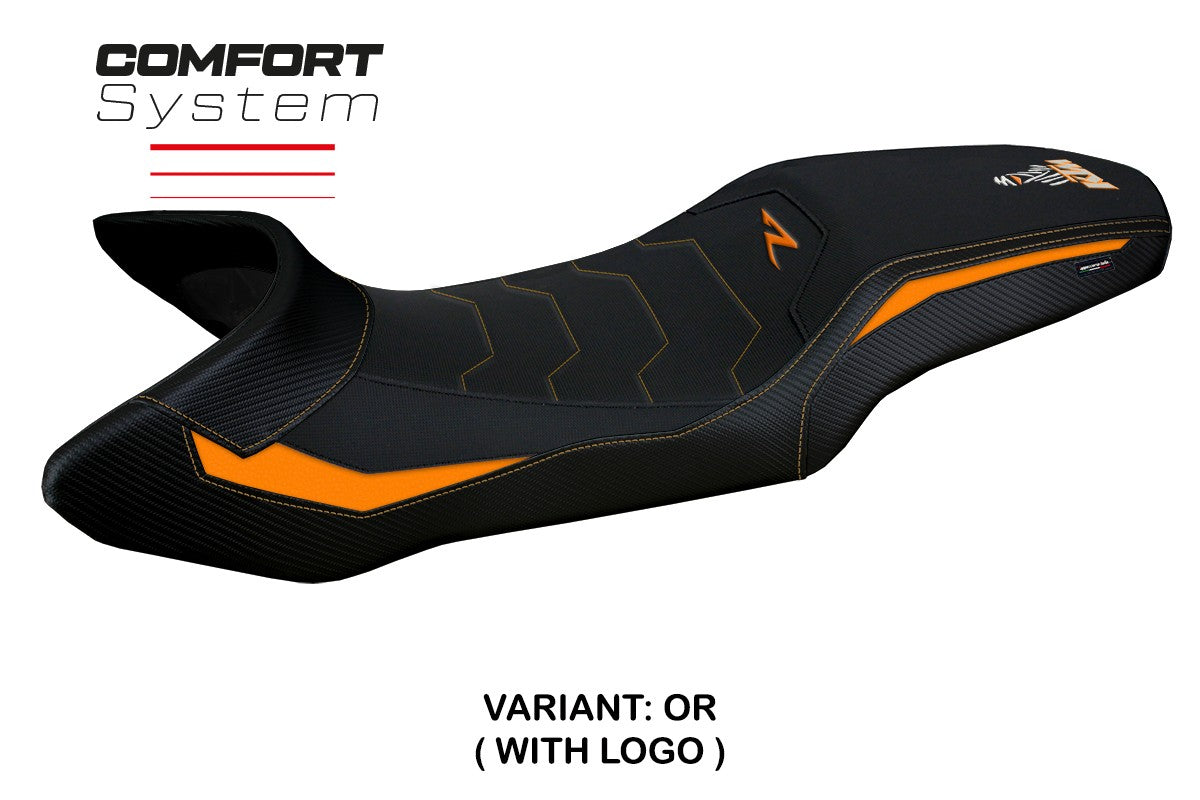 KTM 1390 Super Adventure R 2025 Seat Cover Tappezzeria Comfort Orange Black