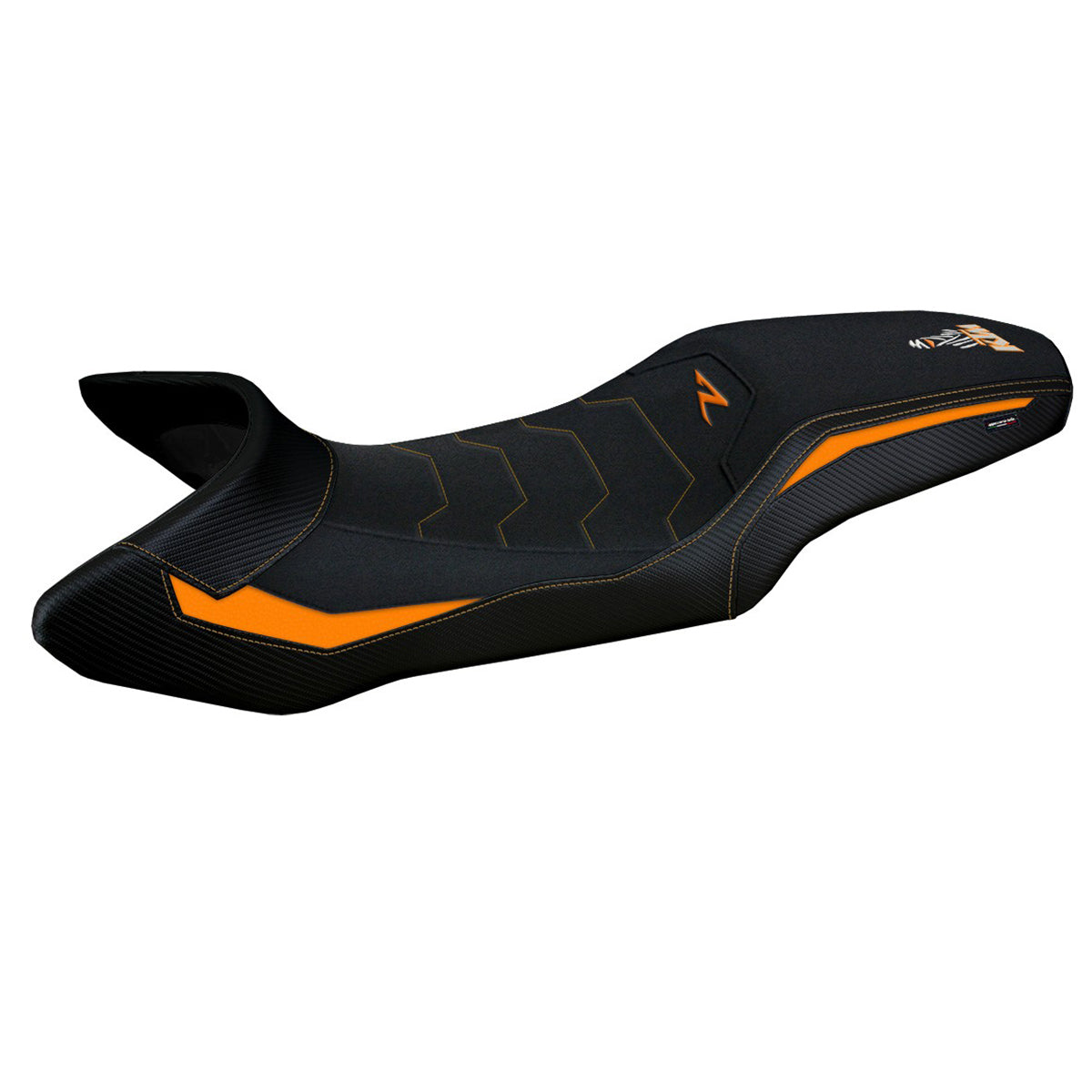 KTM 1390 Super Adventure R 2025 Seat Cover Tappezzeria Ultragrip Orange Black