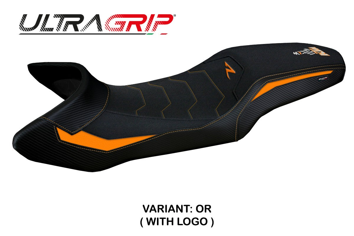 KTM 1390 Super Adventure R 2025 Seat Cover Tappezzeria Ultragrip Orange Black