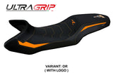 KTM 1390 Super Adventure R 2025 Seat Cover Tappezzeria Ultragrip Orange Black