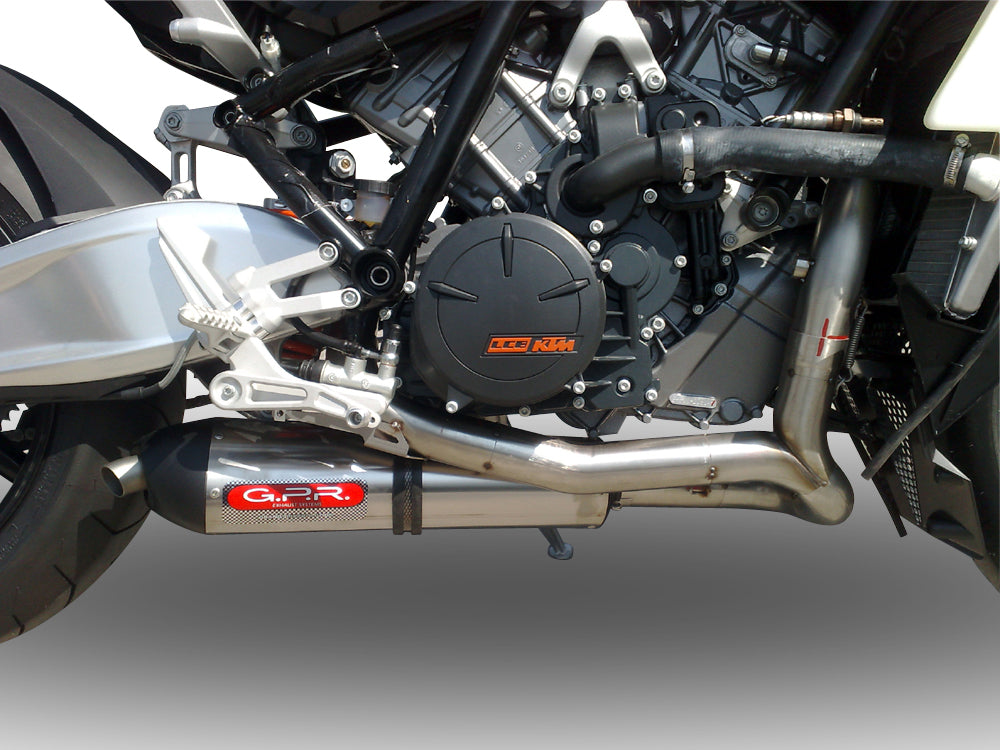 GPR Exhaust System Ktm RC8R 2008-2014, Gpe Ann. titanium, Full System Exhaust