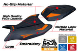 KTM 990 Duke 2024 Seat Cover Tappezzeria Ultragrip Orange Black