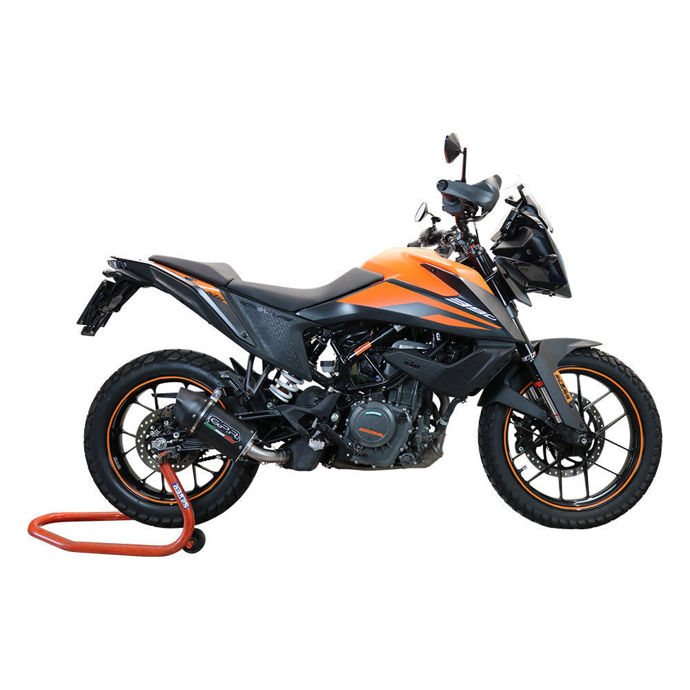 GPR Exhaust System Ktm Adventure 390 2020-2020, Furore Evo4 Poppy, Slip-on Exhaust Including Removable DB Killer and Link Pipe