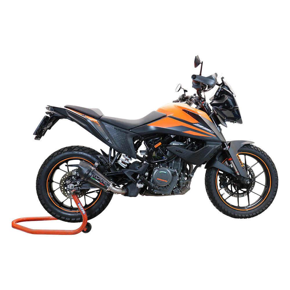 GPR Exhaust System Ktm Adventure 390 2021-2023, GP Evo4 Poppy, Slip-on Exhaust Including Removable DB Killer and Link Pipe