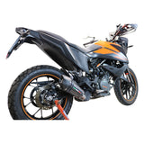 GPR Exhaust System Ktm Adventure 390 2021-2023, GP Evo4 Poppy, Slip-on Exhaust Including Removable DB Killer and Link Pipe