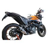 GPR Exhaust System Ktm Adventure 390 2021-2023, GP Evo4 Titanium, Slip-on Exhaust Including Removable DB Killer and Link Pipe