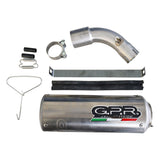 GPR Exhaust System Ktm Adventure 390 2020-2020, M3 Poppy , Slip-on Exhaust Including Removable DB Killer and Link Pipe