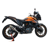 GPR Exhaust System Ktm Adventure 390 2021-2023, Powercone Evo, Slip-on Exhaust Including Removable DB Killer and Link Pipe