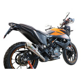 GPR Exhaust System Ktm Adventure 390 2021-2023, Powercone Evo, Slip-on Exhaust Including Removable DB Killer and Link Pipe