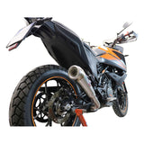 GPR Exhaust System Ktm Adventure 390 2021-2023, Powercone Evo, Slip-on Exhaust Including Removable DB Killer and Link Pipe