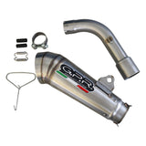 GPR Exhaust System Ktm Adventure 390 2021-2023, Powercone Evo, Slip-on Exhaust Including Removable DB Killer and Link Pipe