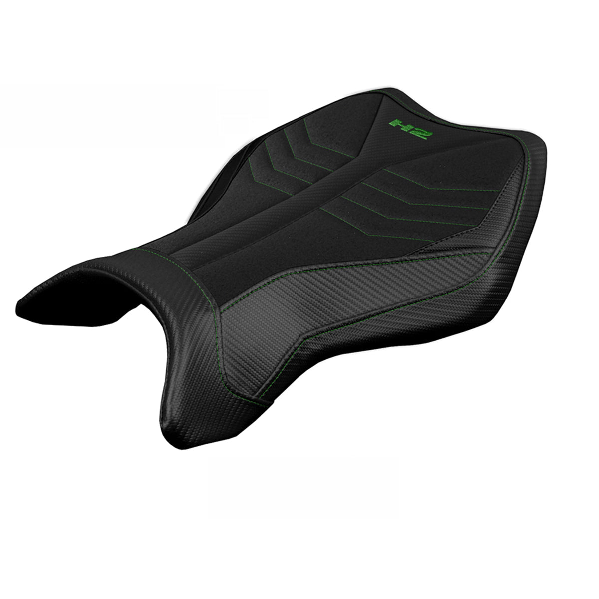 Kawasaki Ninja H2 H2R 2015-2021 2022 2023 Seat Cover Tappezzeria Ultragrip Black