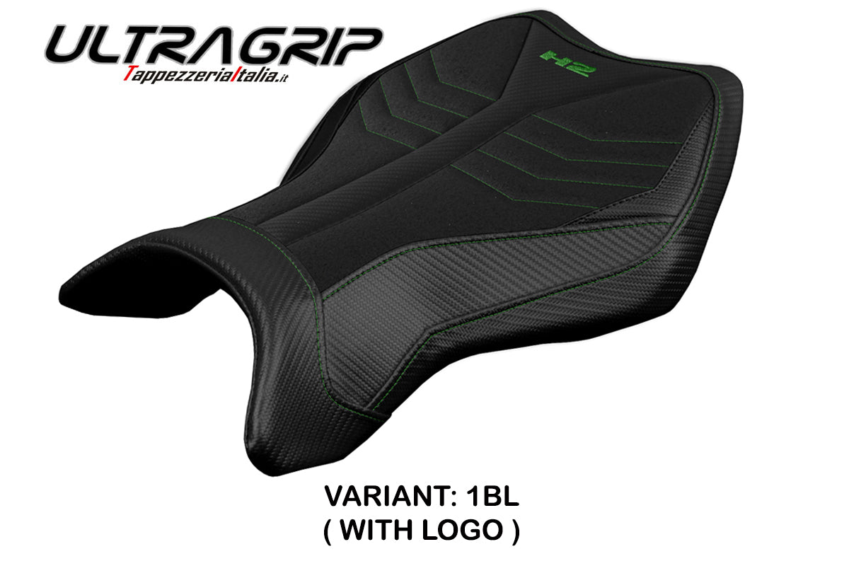 Kawasaki Ninja H2 H2R 2015-2021 2022 2023 Seat Cover Tappezzeria Ultragrip Black