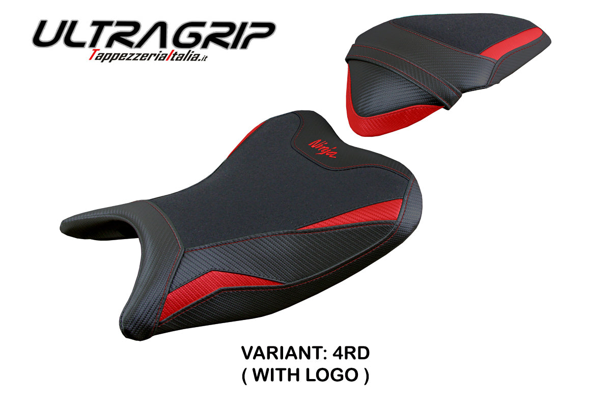 Kawasaki Ninja 250 2018 2019 Seat Cover Tappezzeria Ultragrip Red Black