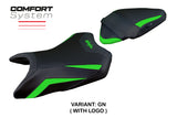 Kawasaki Ninja 500 2024 Seat Cover Tappezzeria Comfort Green Black