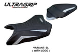 Kawasaki Ninja 500 2024 Seat Cover Tappezzeria Ultragrip Silver Black