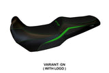 Kawasaki Versys 1100 2025 Seat Cover Tappezzeria Green Black