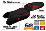 Kawasaki Ninja 1000 2020 2021 2022 2023 Seat Cover Tappezzeria Red Black