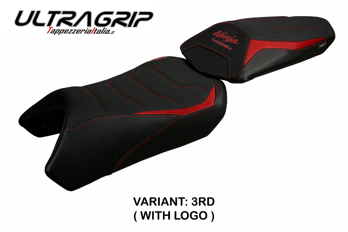 Kawasaki Ninja 1000 2020 2021 2022 2023 Seat Cover Tappezzeria Ultragrip Red