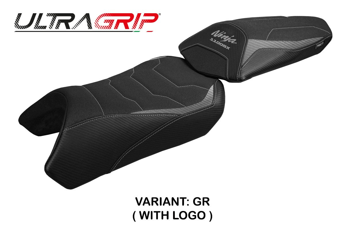 Kawasaki Ninja 1100 SX 2025  Seat Cover Tappezzeria Ultragrip Grey Black