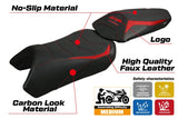Kawasaki Ninja 1100 SX 2025  Seat Cover Tappezzeria Ultragrip Red Black