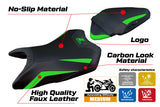 Kawasaki Z500 2024 Seat Cover Tappezzeria Green Black