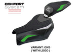 Kawasaki Z900 2025 Seat Cover Tappezzeria Comfort Green Silver Black