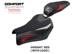 Kawasaki Z900 2025 Seat Cover Tappezzeria Comfort Red Silver Black