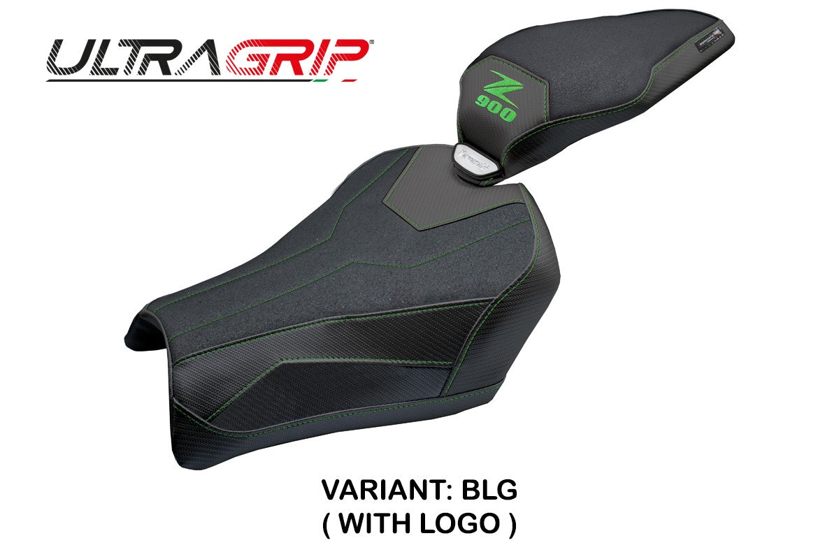 Kawasaki Z900 2025 Seat Cover Tappezzeria Ultragrip Black Green