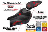 Kawasaki Z900 2025 Seat Cover Tappezzeria Velvet Ultragrip Red Black