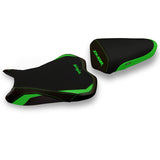 Kawasaki Ninja ZX10R 2008 2009 2010 Seat Cover Tappezzeria Green Black