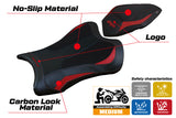 Kawasaki Ninja ZX10R 2021 2022 2023 Seat Cover Tappezzeria Ultragrip Red Black