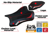 Kawasaki Ninja ZX10R 2021 2022 2023 Seat Cover Tappezzeria Ultragrip Red White