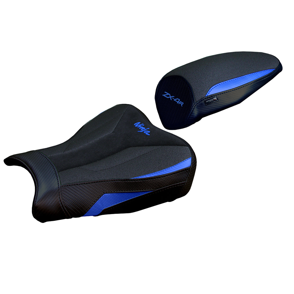 Kawasaki ZX4R 2023 2024 Seat Cover Tappezzeria Ultragrip Blue Black