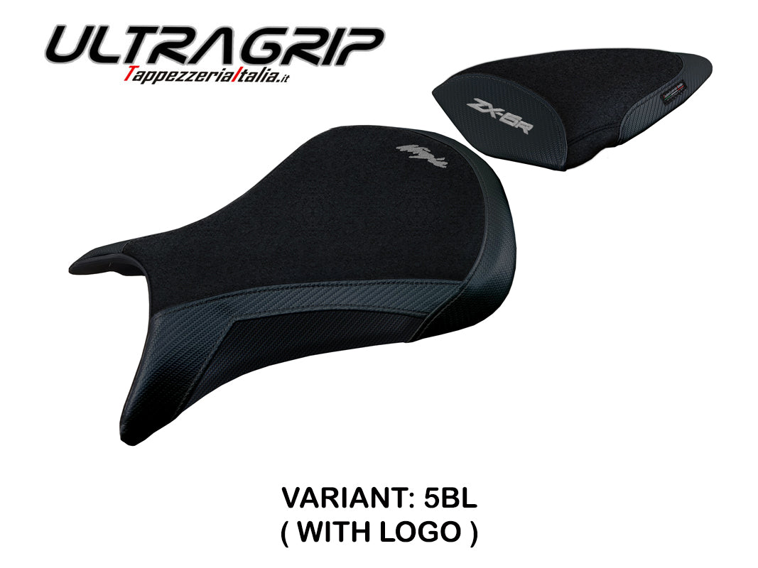 Kawasaki Ninja ZX6R 2005 2006 Seat Cover Tappezzeria Ultragrip Black