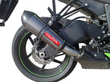 GPR Exhaust System Kawasaki ZX6R I.E. 2009-2016, Gpe Ann. Poppy, Slip-on Exhaust Including Removable DB Killer and Link Pipe