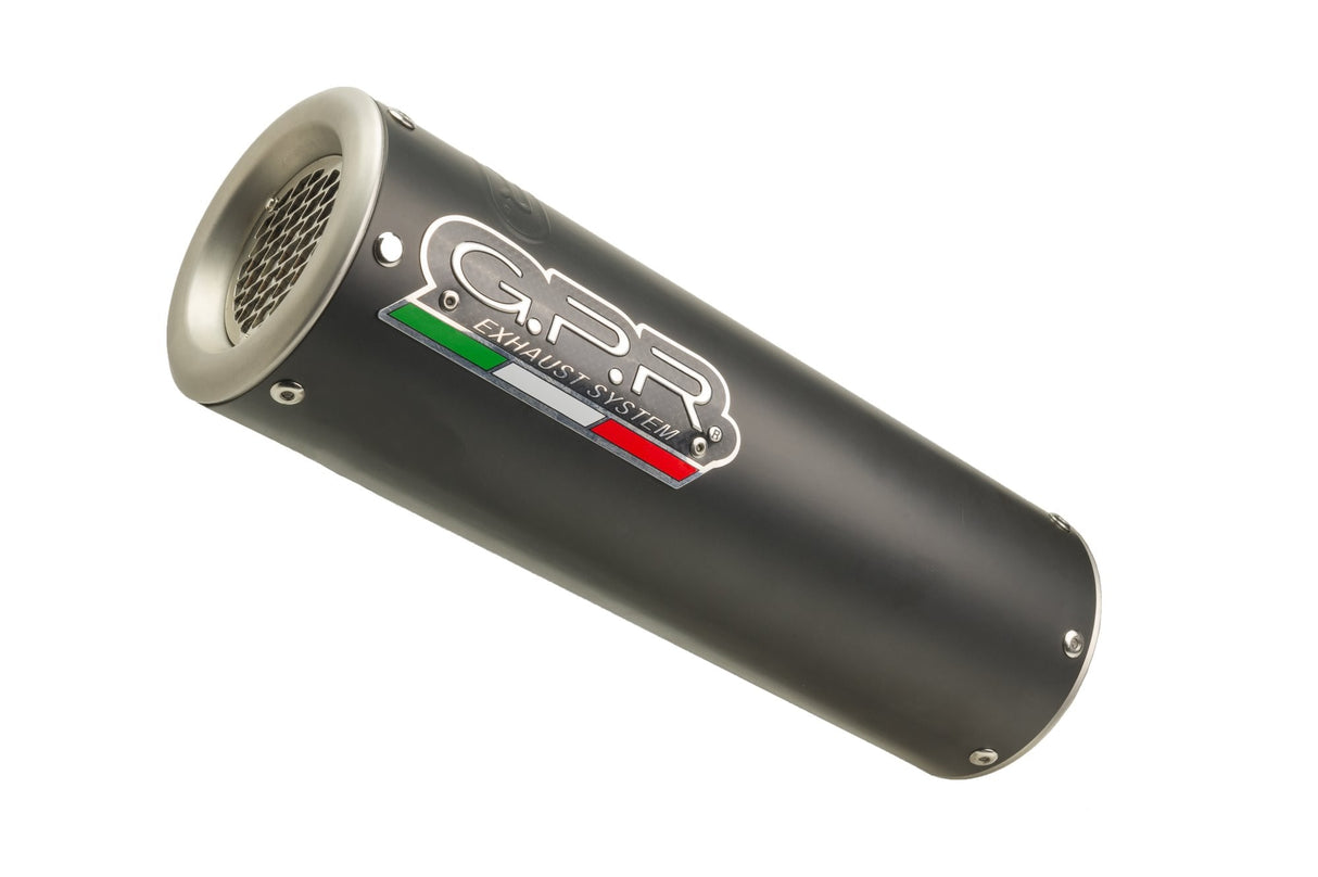 GPR Exhaust for Benelli 752S 2022-2023, M3 Black Titanium, Slip-on Exhaust Including Removable DB Killer and Link Pipe