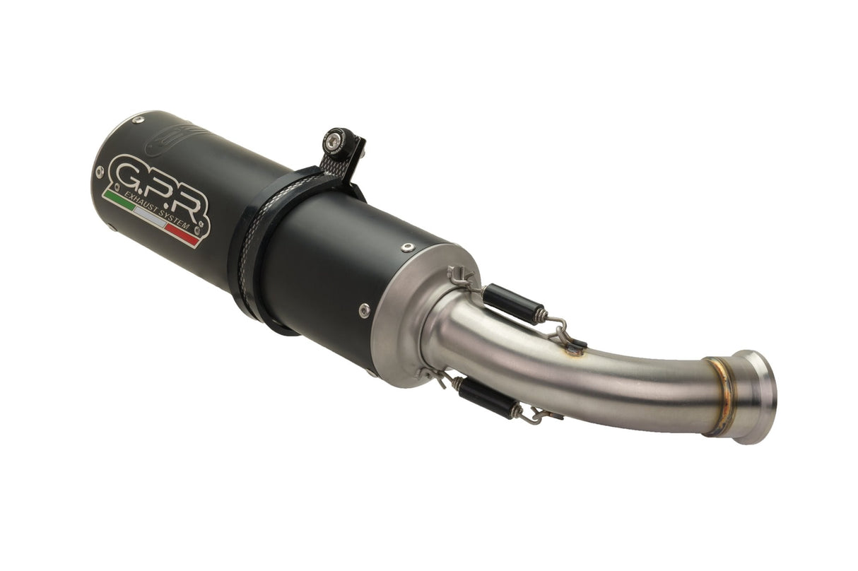 GPR Exhaust System Yamaha Xsr 700 2021-2023, M3 Black Titanium, Full System Exhaust, Including Removable DB Killer