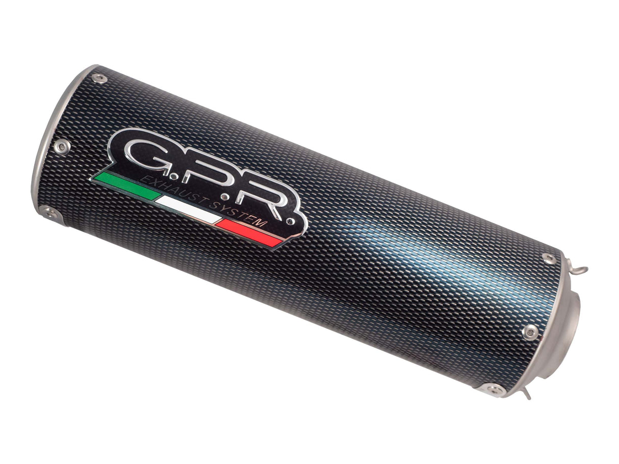 GPR Exhaust System Honda CBR500R 2012-2016, M3 Poppy , Slip-on Exhaust Including Removable DB Killer and Link Pipe